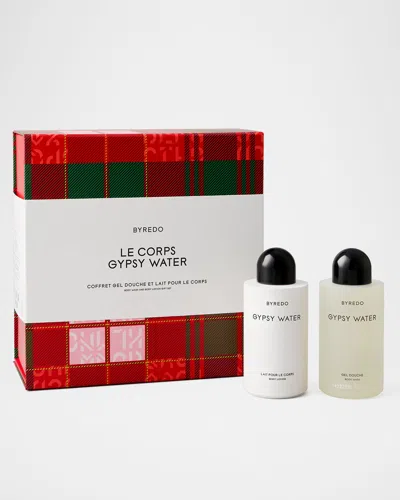 Byredo Body Gift Set 2 X 225ml Gypsy Water Edp In White