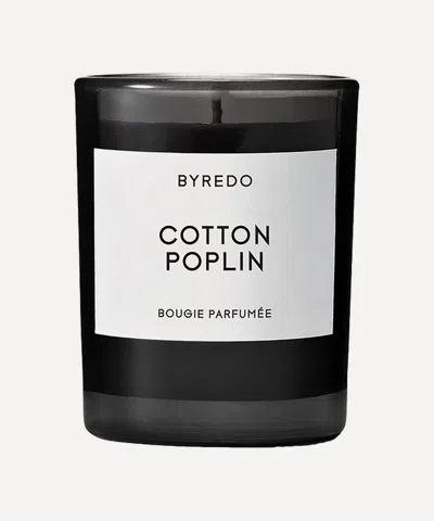 Byredo Cotton Poplin Mini Candle 70g In White