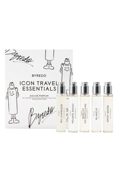 Byredo Icon Travel Essentials Set $300 Value In Transparent