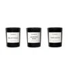 Byredo La Mini Candle Selection Bois, 3 X 70g