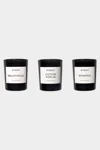 Byredo La Mini Candle Selection Bois, 3 X 70g