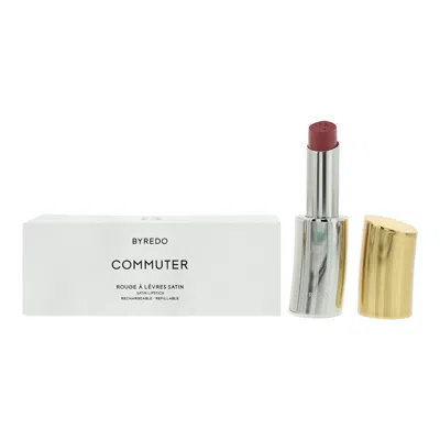 Byredo Ladies Satin Lipstick 0.08 oz 128 Commuter Makeup 7340032877724