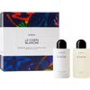 Byredo Le Corps Mojave Ghost Body Wash And Body Lotion Gift Set (limited Edition) In Transparent