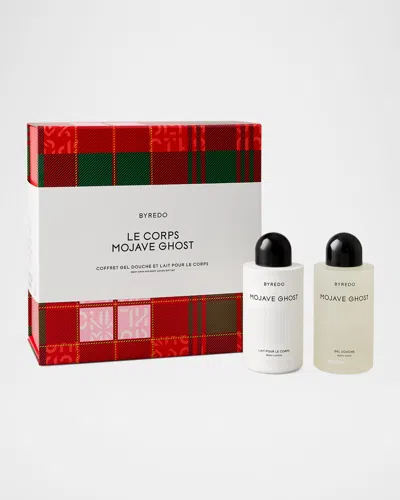 Byredo Le Corps Mojave Ghost Body Wash And Body Lotion Gift Set, 2 X 7.6 Oz. In No Color