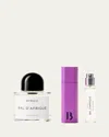 Byredo Blanche Eau De Parfum And Leather Travel Case Set In Multi