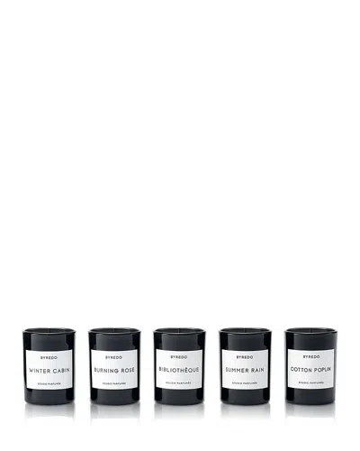 Byredo Les Miniatures Maison Fragranced Candles Gift Set In Black