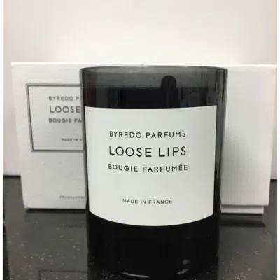 Byredo Loose Lips Fragranced Candle 240g Scented Candle 7340032810592 In Black