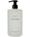 Byredo Lost Rose Hand Wash, 15.2 Oz. In Transparent