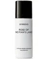 Byredo Unisex 2.5oz Rose Of No Mans Land Spray In Transparent