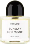 Byredo Sunday Cologne Eau De Parfum, 100 ml In N/a