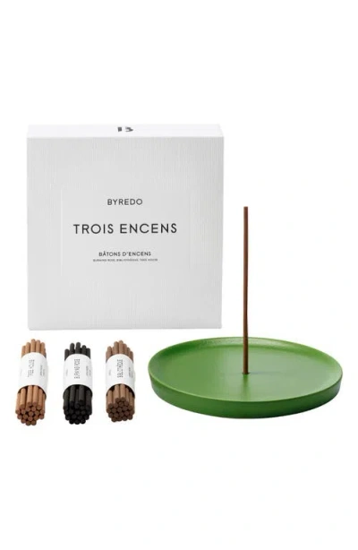 Byredo Trois Encens Incense Set In Transparent
