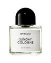 Byredo Unisex 3.4oz Sunday Cologne Edp