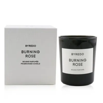 Byredo Unisex Burning Rose Scented Candle 2.4 oz Fragrances 7340032816822 In Black