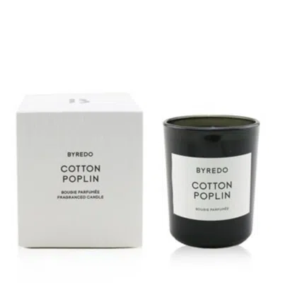 Byredo Unisex Cotton Poplin Scented Candle 2.4 oz Fragrances 7340032816396 In Black
