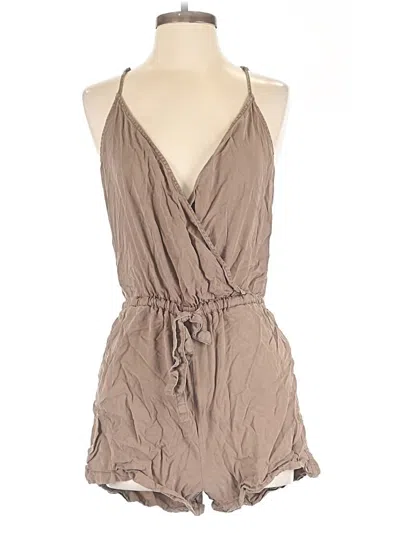 Pre-owned Byron Bay Romper In Brown