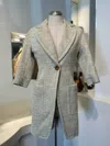 BYRON LARS RAWSILK TWEED COAT IN TWINKLE