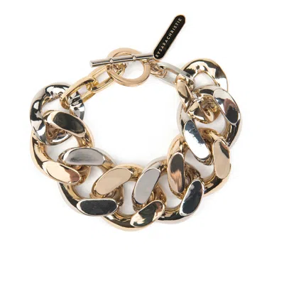 Bysarachristie Women's Gold / Silver The Boss Chain Bracelet - Gold, Silver In Multi