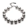 Bysarachristie Women's Neutrals The Duchess Necklace - Grande - Pearl