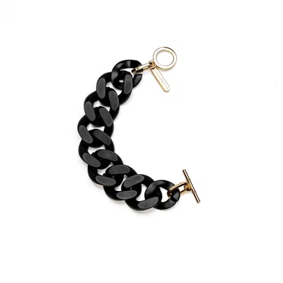 Bysarachristie Women's The Boss Chain Bracelet - Black