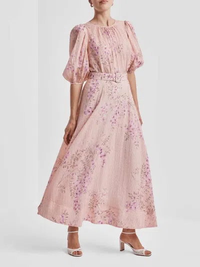 Bytimo Checks Midi Skirt In Flourish In Multi