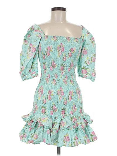 Pre-owned Bytimo Cocktail Dress In Teal