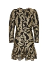 BYTIMO BYTIMO FLORAL-BROCADE GEORGETTE MINI DRESS