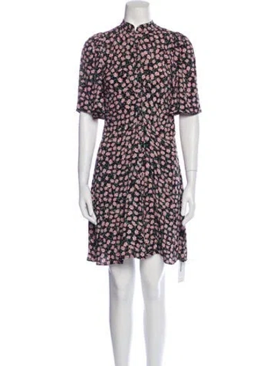 Pre-owned Bytimo Floral Print Knee-length Dress In Multi