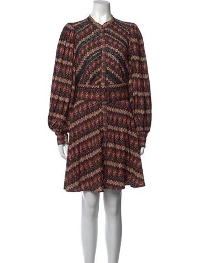 Pre-owned Bytimo Floral Print Mini Dress In Multicolor