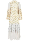BYTIMO FLORAL-PRINT WOVEN MAXI DRESS