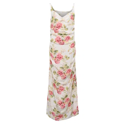 Pre-owned Bytimo Floral Strap Dress In Multicolor Viscose