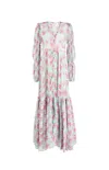 BYTIMO GEORGETTE MAXI DRESS IN SUMMER FLOWERS