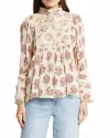 Bytimo Jacquard Lace Blouse In Posy In Multi