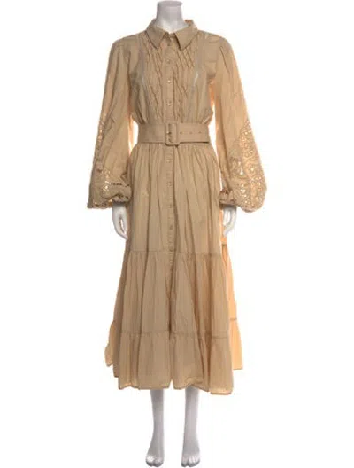 Pre-owned Bytimo Long Dress In Neutrals