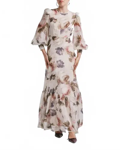 Bytimo Organza Maxi Dress In Harmony In Multi