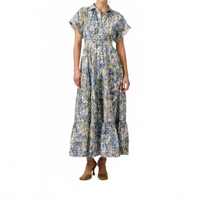 Bytimo Poplin Shirt Dress In Delightful Garden In Multi