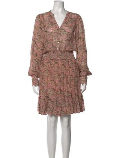 Pre-owned Bytimo Printed Mini Dress In Neutral