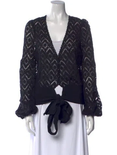 Pre-owned Bytimo Printed V-neck Sweater In Multi