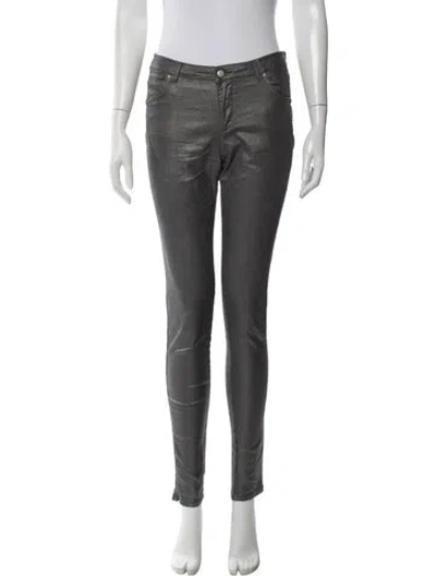 Pre-owned Bytimo Skinny Leg Pants In Grey
