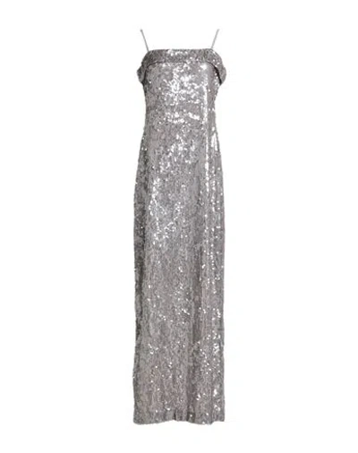 Bytimo Woman Maxi Dress Light Grey Size M Polyester