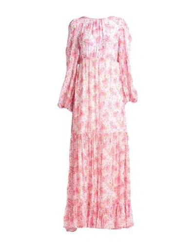 Bytimo Woman Maxi Dress Pink Size L Viscose