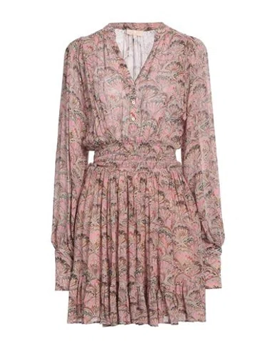 Bytimo Woman Mini Dress Pink Size S Viscose
