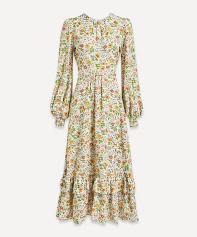 Bytimo Women's Botanical Jacquard Midi-dress