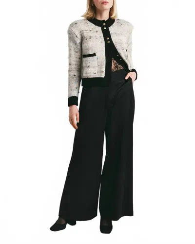 Bytimo Women's Melange Knit Jacket In Grey In Gray