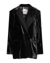 B.yu B. Yu Woman Blazer Black Size Xl Polyester