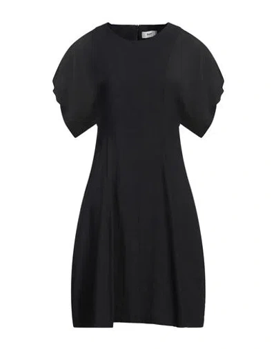 B.yu B. Yu Woman Midi Dress Black Size L Viscose, Polyester