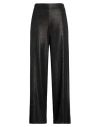 B.yu B. Yu Woman Pants Black Size L Polyamide, Elastane, Metallic Fiber