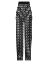 B.yu B. Yu Woman Pants Black Size M Merino Wool, Acrylic In Black