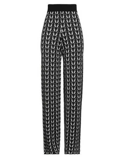 B.yu B. Yu Woman Pants Black Size M Merino Wool, Acrylic
