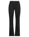 B.yu B. Yu Woman Pants Black Size Xl Cotton, Elastane In Black