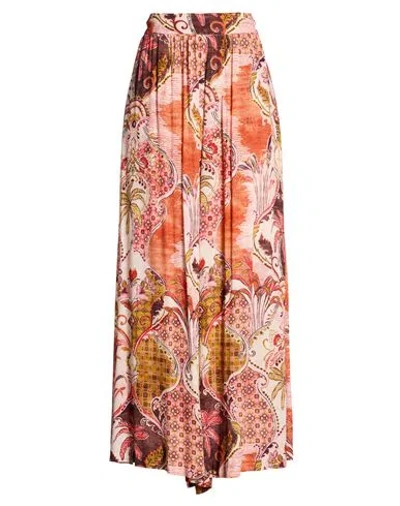 B.yu B. Yu Woman Pants Blush Size L Viscose In Multi